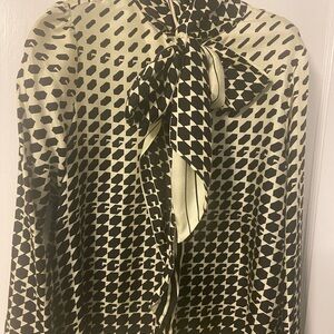 Gucci geometric print blouse.